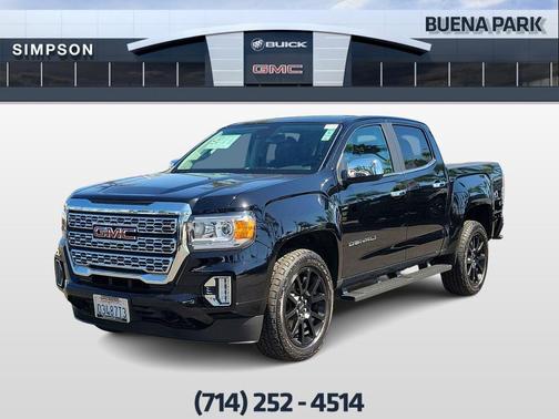 Onyx Black 2022 GMC Canyon Denali