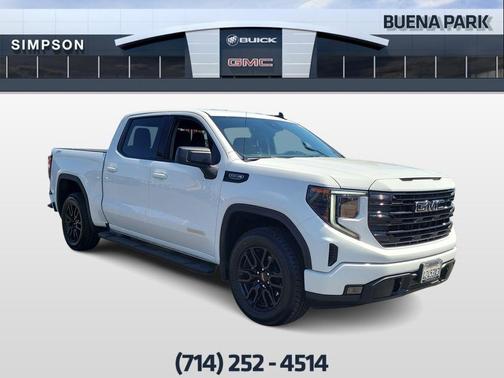 Summit White 2024 GMC Sierra 1500 Elevation