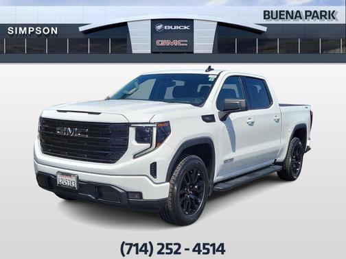 Summit White 2024 GMC Sierra 1500 Elevation