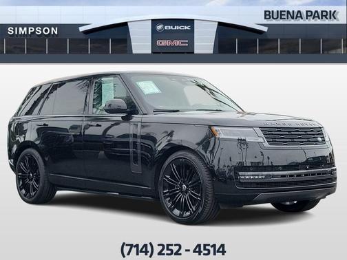 Santorini Black 2024 Land Rover Range Rover P400 SE