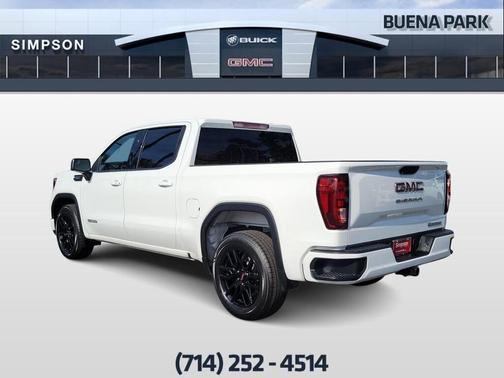Summit White 2023 GMC Sierra 1500 Elevation