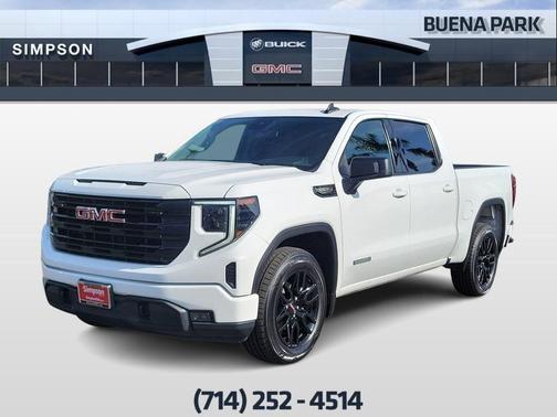 Summit White 2023 GMC Sierra 1500 Elevation