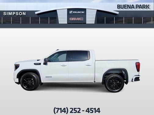 Summit White 2023 GMC Sierra 1500 Elevation