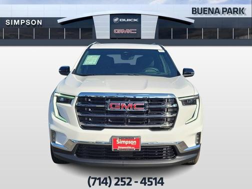 Summit White 2026 GMC Acadia Elevation