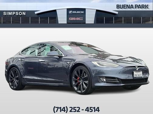 Midnight Silver Metallic 2019 Tesla Model S Performance
