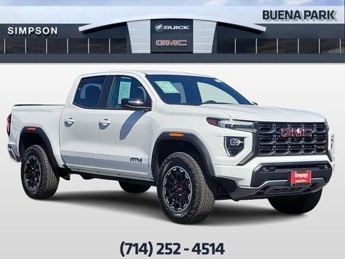 Summit White 2026 GMC Canyon AT4