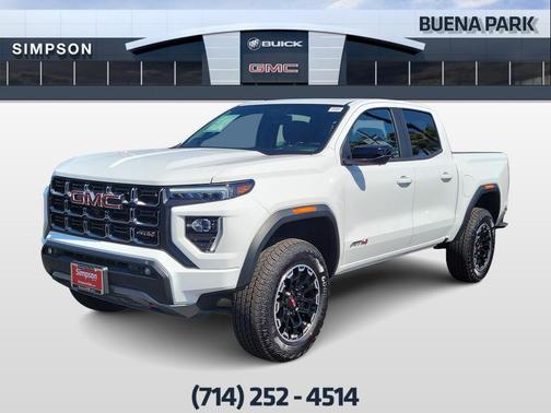 Summit White 2026 GMC Canyon AT4