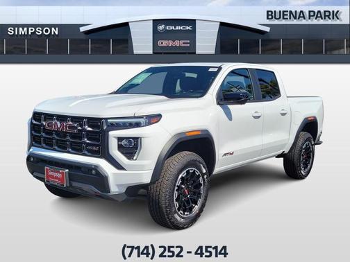 Summit White 2026 GMC Canyon AT4