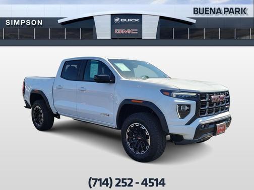 Summit White 2026 GMC Canyon AT4