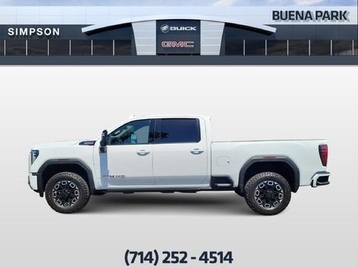 Summit White 2024 GMC Sierra 2500 AT4