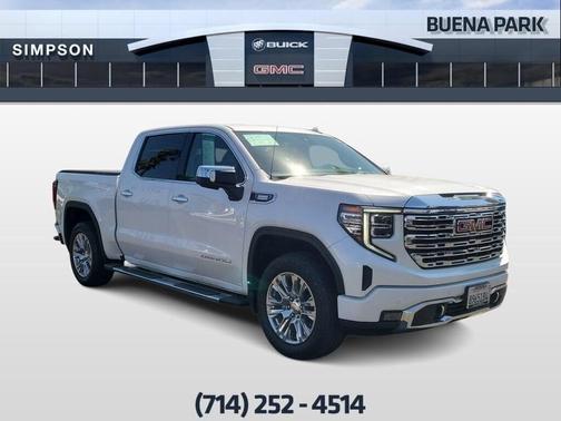 White Frost Tri-Coat 2024 GMC Sierra 1500 Denali