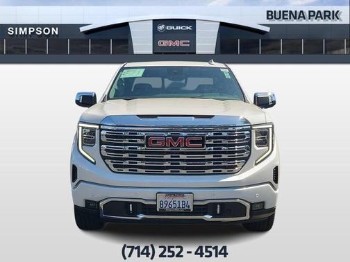 White Frost Tri-Coat 2024 GMC Sierra 1500 Denali
