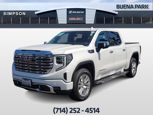 White Frost Tri-Coat 2024 GMC Sierra 1500 Denali