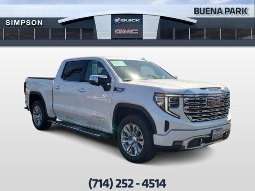 White Frost Tri-Coat 2024 GMC Sierra 1500 Denali