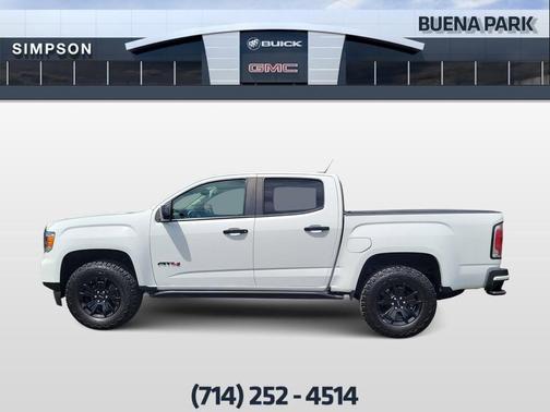 Summit White 2022 GMC Canyon AT4 w/Cloth