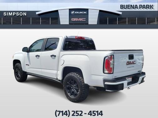 Summit White 2022 GMC Canyon AT4 w/Cloth