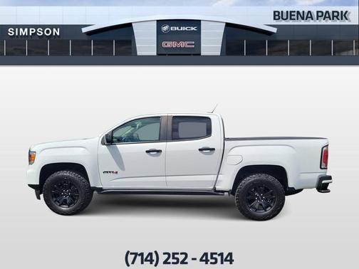 Summit White 2022 GMC Canyon AT4 w/Cloth