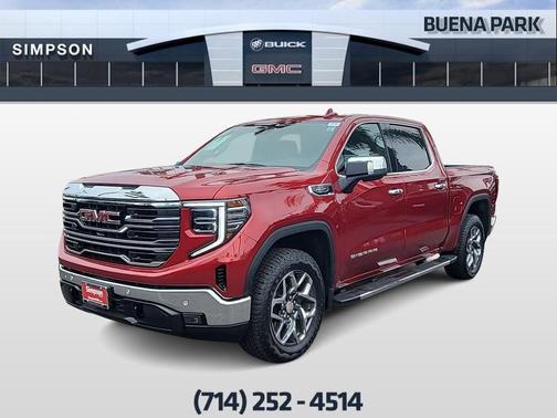 Volcanic Red 2026 GMC Sierra 1500 SLT