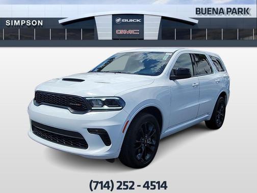 White 2022 Dodge Durango GT
