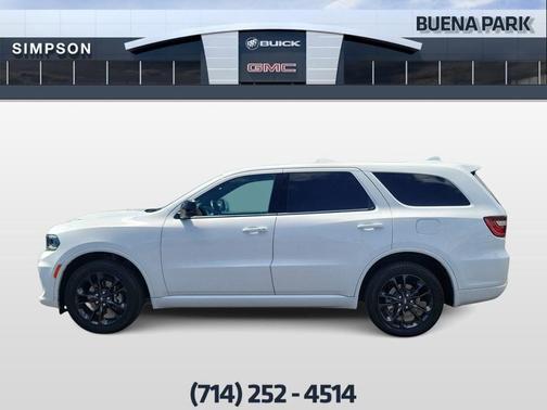 White 2022 Dodge Durango GT