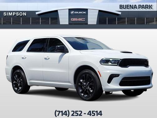 White 2022 Dodge Durango GT
