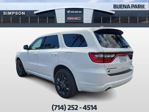 White 2022 Dodge Durango GT