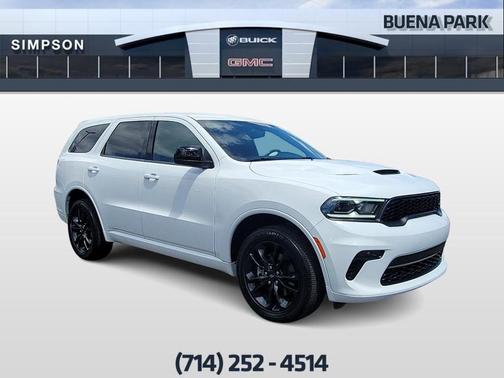 White 2022 Dodge Durango GT