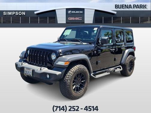Black Clearcoat 2024 Jeep Wrangler Sport