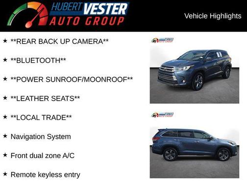 2018 Toyota Highlander Limited Platinum