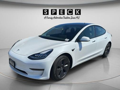 White 2021 Tesla Model 3 Standard Range Plus