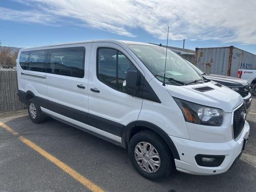 Oxford White 2024 Ford Transit-350 XLT