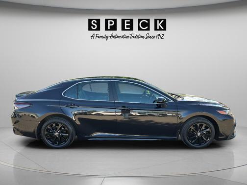 Midnight Black Metallic 2024 Toyota Camry SE Nightshade