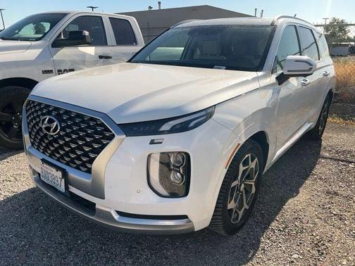 Hyper White 2021 Hyundai PALISADE Calligraphy
