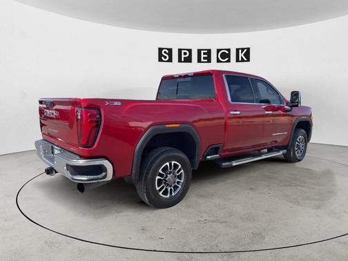 Volcanic Red 2024 GMC Sierra 2500 SLT