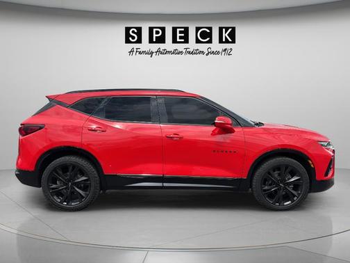 Red 2021 Chevrolet Blazer RS