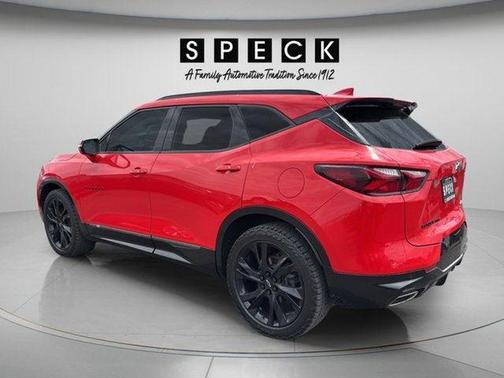 Red 2021 Chevrolet Blazer RS
