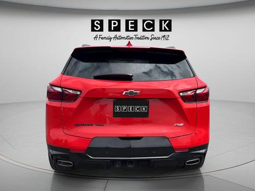 Red 2021 Chevrolet Blazer RS