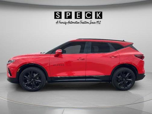 Red 2021 Chevrolet Blazer RS