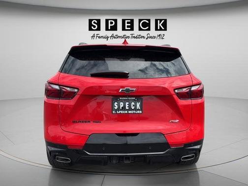 Red 2021 Chevrolet Blazer RS