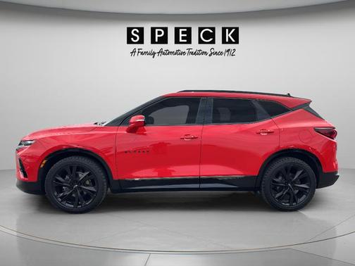 Red 2021 Chevrolet Blazer RS