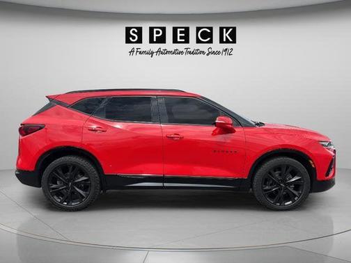 Red 2021 Chevrolet Blazer RS