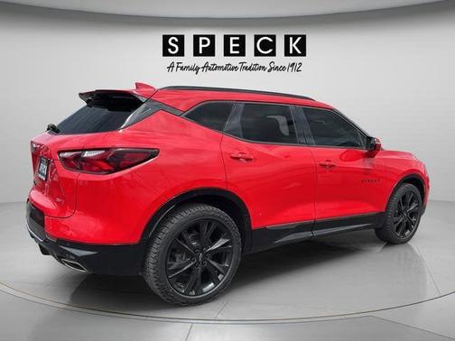 Red 2021 Chevrolet Blazer RS