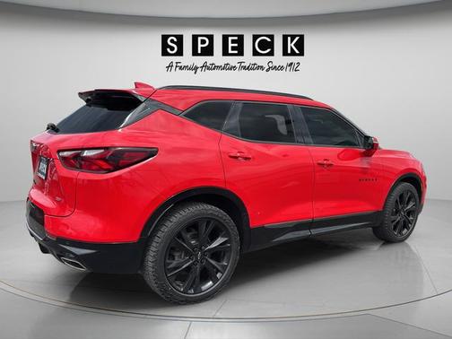 Red 2021 Chevrolet Blazer RS