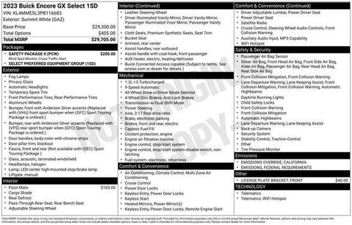 2023 Buick Encore GX Select