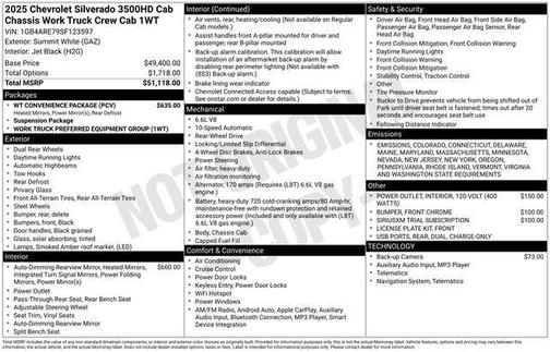 2025 Chevrolet Silverado 3500 WT