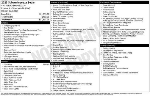 2023 Subaru Impreza Base