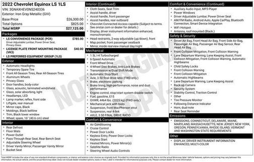 2022 Chevrolet Equinox LS