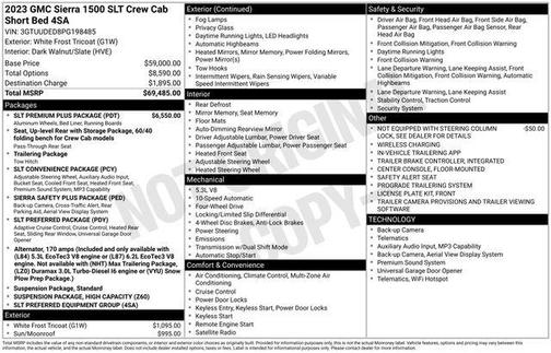 2023 GMC Sierra 1500 SLT