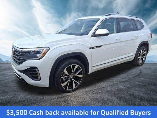 opal white pearl 2026 Volkswagen Atlas 2.0T SEL Premium R-Line 4MOTION
