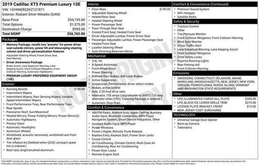 2019 Cadillac XT5 Premium Luxury